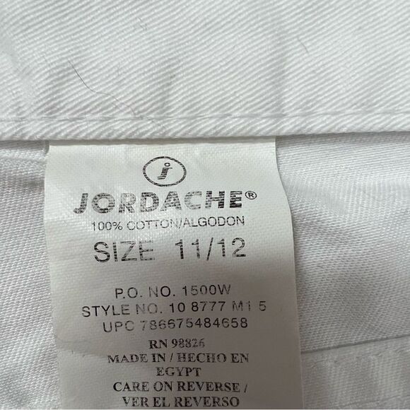 Jordache white shorts size 11/12 button fly. Front pockets vintage Y2K - Picture 6 of 12